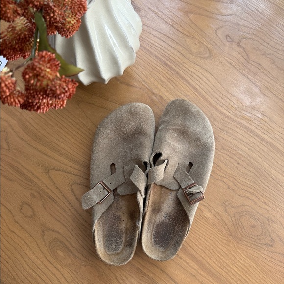 Suede Birkenstock Clogs - Picture 1 of 5